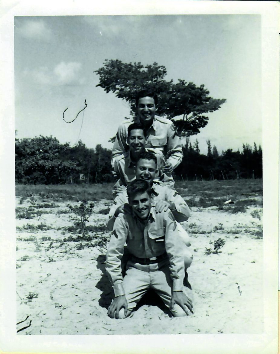 Me at the top, Charles Zentner, Bill Taussig, and Norman Rosenfeld