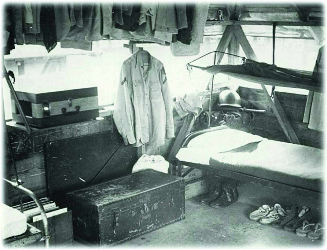 Picture of my bed in the caseta