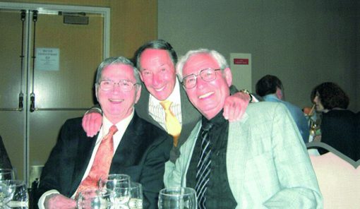 Cantors Norman Summers, Marty Feldman, and me