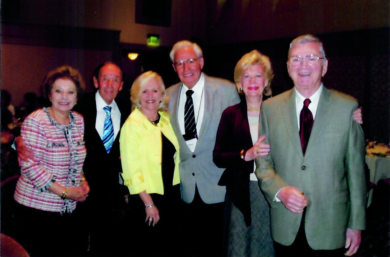 Nancy and Marty Feldman, Joanne and me, Carole and Norman Summers
