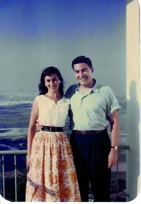 Ziva and me in Haifa