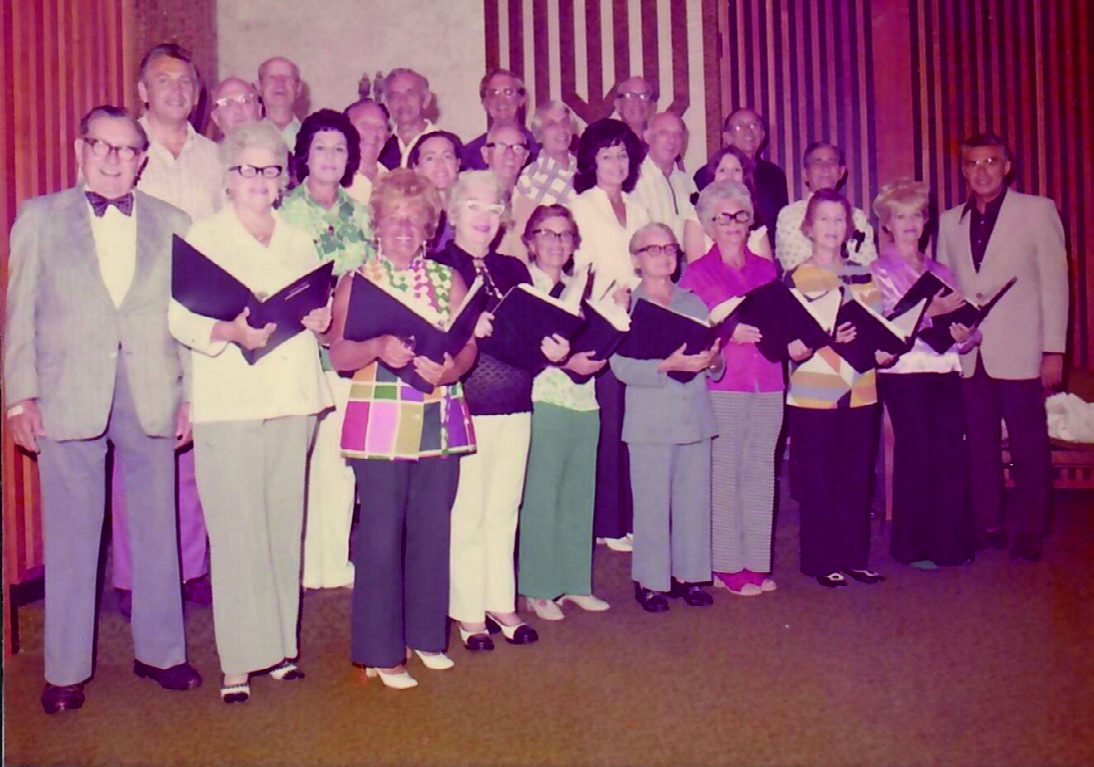 Early days of Temple Sinai Adult Choir.