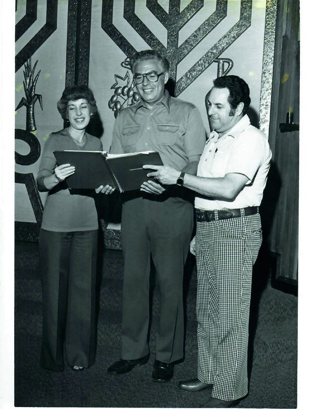 Bobbie, me, and Marvin Dorn