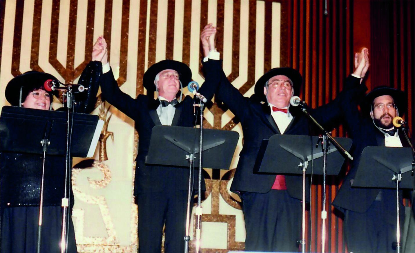 Barbara Ramsay, Rabbi Kingsley, me, and Rabbi Art Donsky