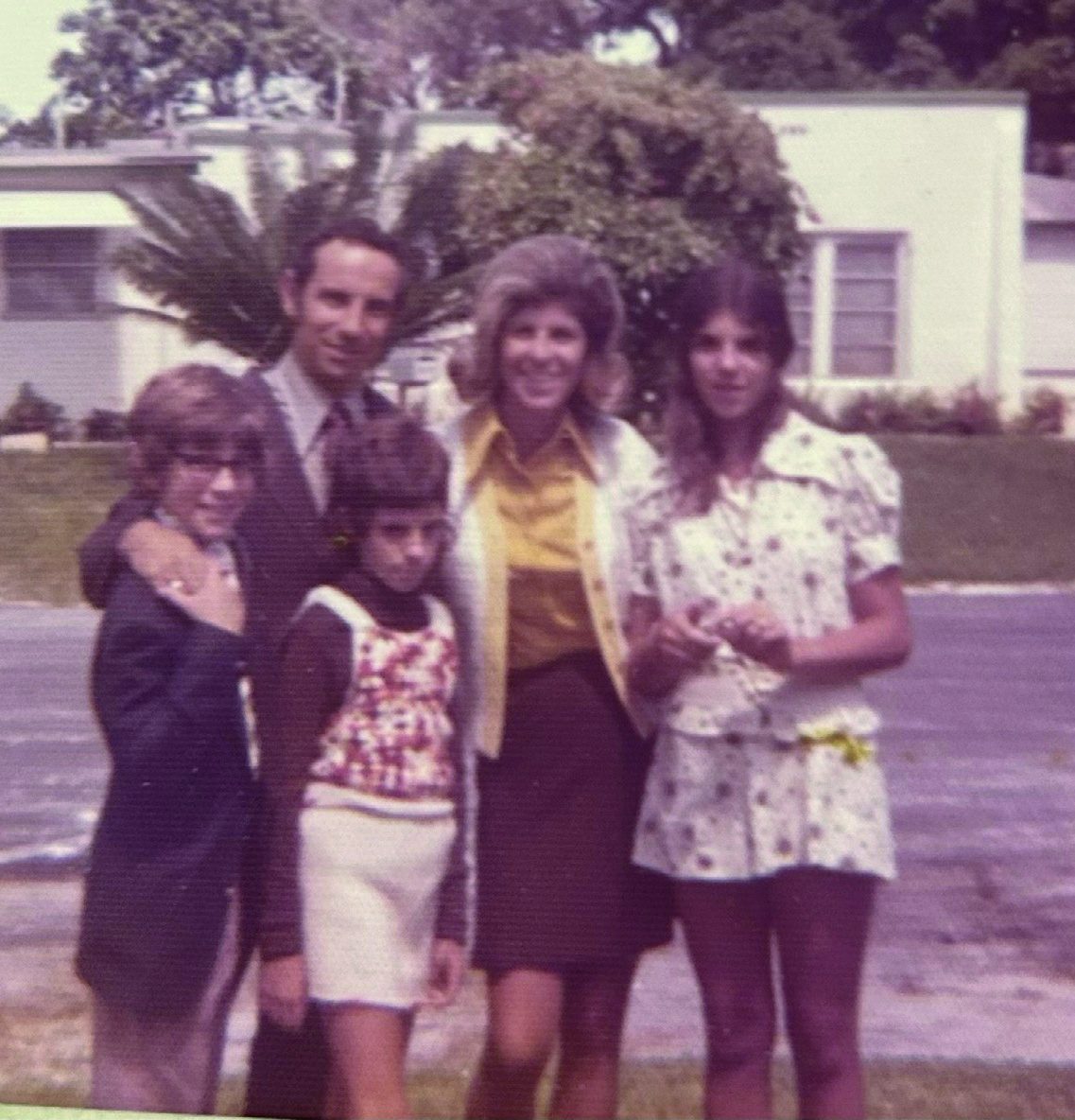 Frank and Carole with their three children