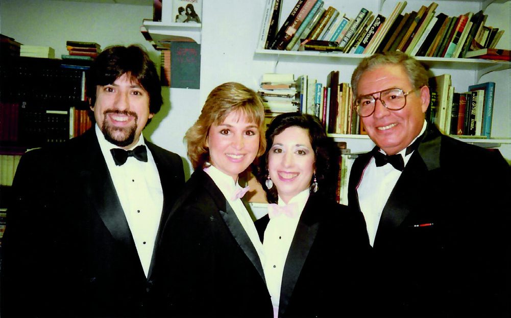 Cantors Stuart Pittle, Rachelle Nelson, Barbara Margulis and me