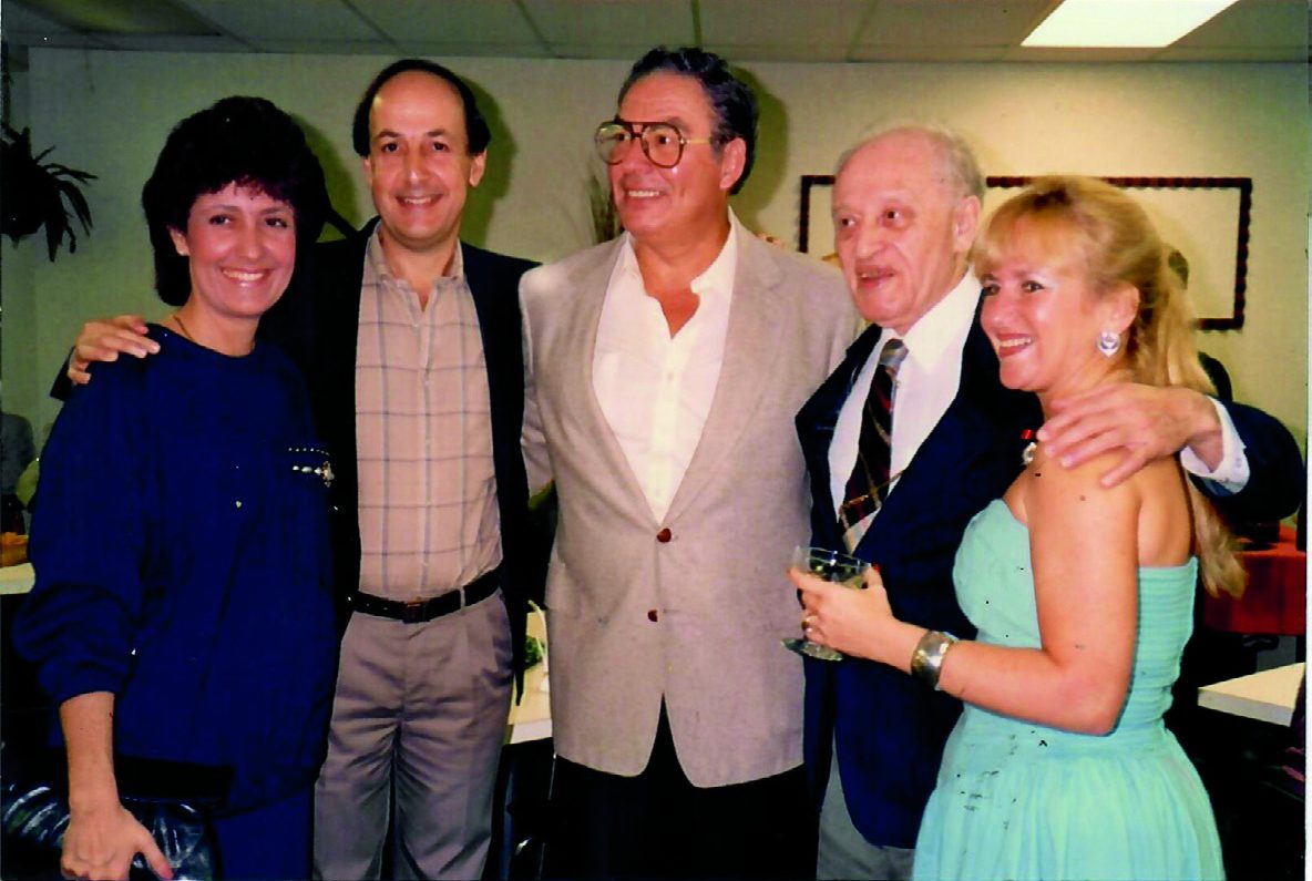 Helene & Abe Benyunes, me, Max Janowski, and Joanne