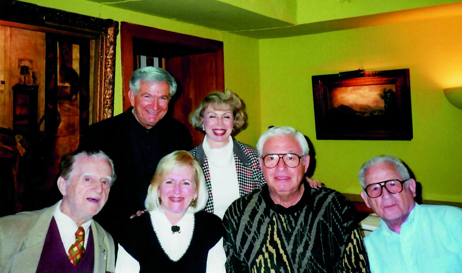 Zvee Scooler, Joanne, me, and Cantor David Conviser.