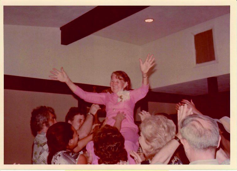 Mom in her glory at her birthday celebration