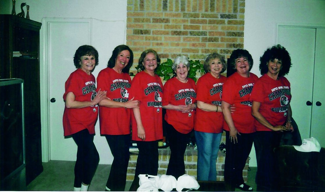 From left to right: Cousins Pearl Kipnis, Judy Ruderman, Mimi Kauderer,