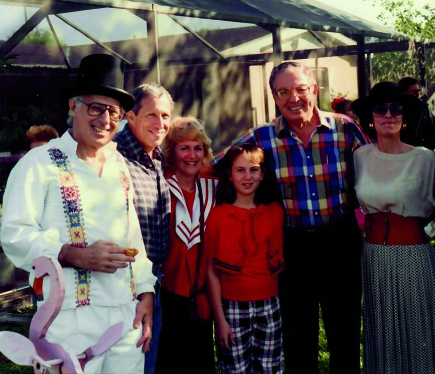 Howard Sanford, Joe Peiken, Joanne, Heather, me, and Adele Sandberg