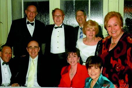 Standing: Sam Feldman, Howard Sanford, Bob Ennis, Margie Sanford,