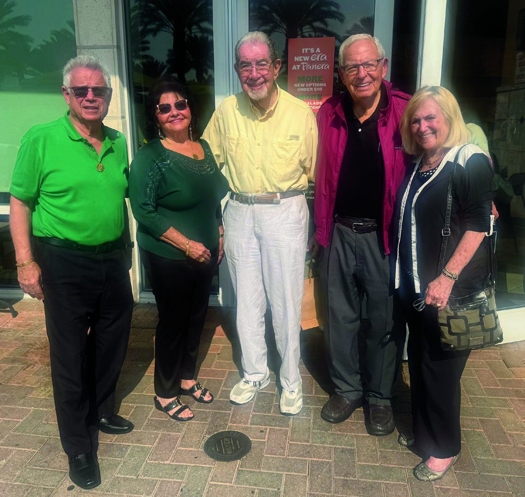 Mordechai and Esther Fintz, Marty Claire, me, and Joanne